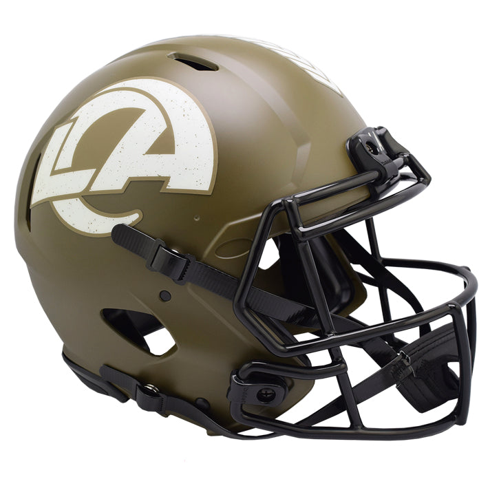 Casco Réplica Los Angeles Rams Speed Salute to Service 2022 Riddell