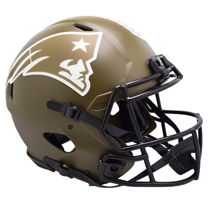 Casco Réplica New England Patriots Speed Salute to Service 2022 Riddell