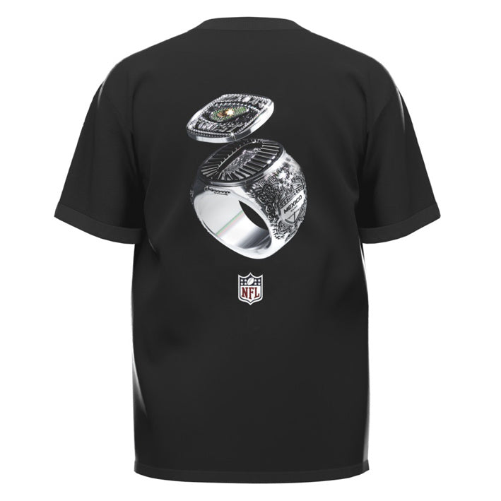 Playera T-Shirt Méxicos Finest NFL x Machina Negro