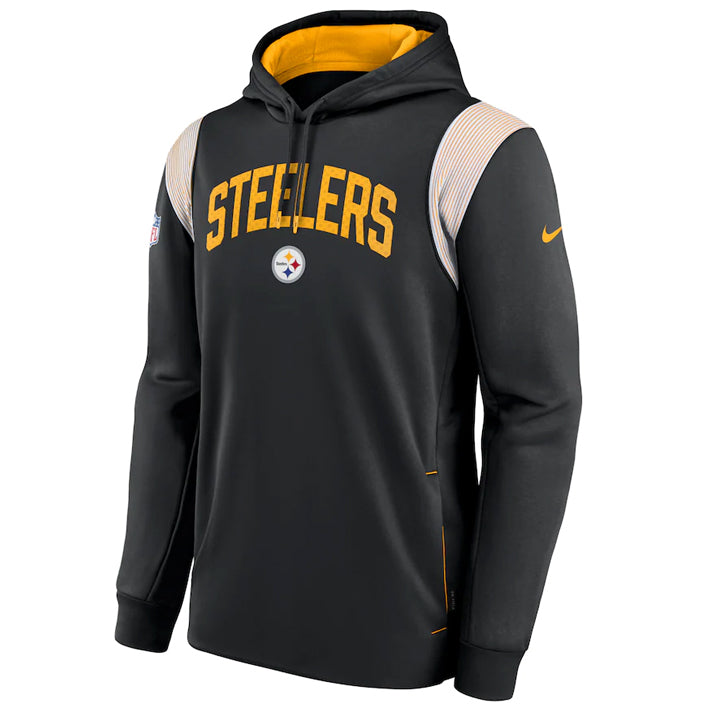 Sudadera Pittsburgh Steelers Sideline 2022 Athletic Stack Nike Hombre