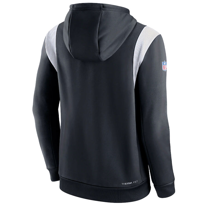Sudadera New Orleans Saints Sideline 2022 Athletic Stack Nike Hombre