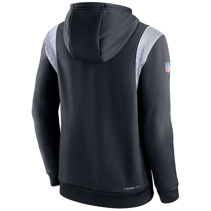 Sudadera Baltimore Ravens Sideline 2022 Athletic Stack Nike Hombre