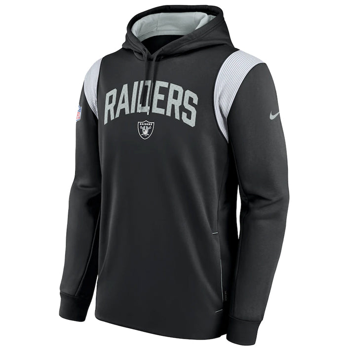 Sudadera Las Vegas Raiders Sideline 2022 Athletic Stack Nike Hombre