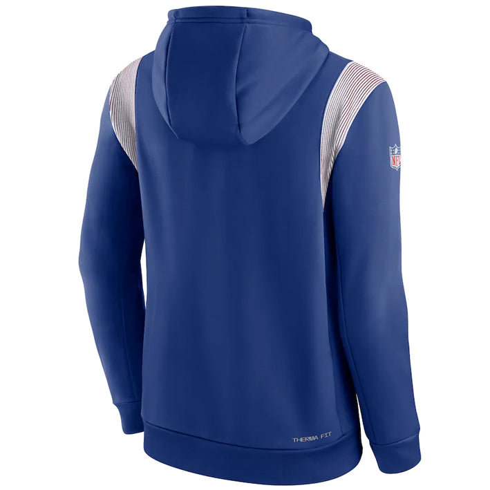 Sudadera New York Giants Sideline 2022 Athletic Stack Nike Hombre