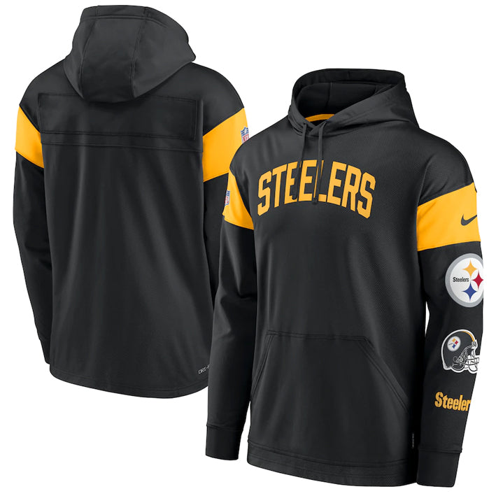 Sudadera Pittsburgh Steelers Sideline 2022 Athletic Arch Nike Hombre