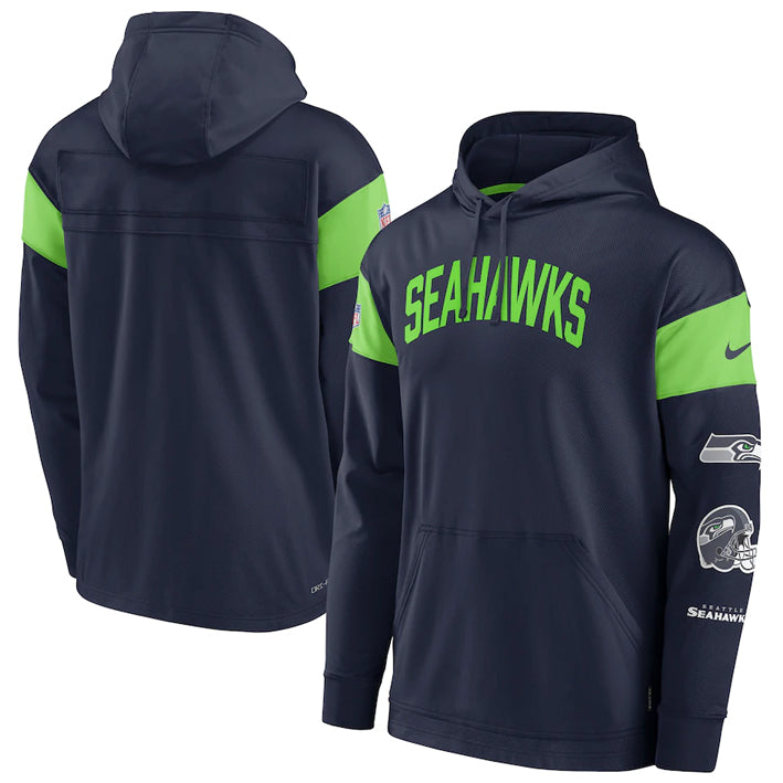 Sudadera Seattle Seahawks Sideline 2022 Athletic Arch Nike Hombre