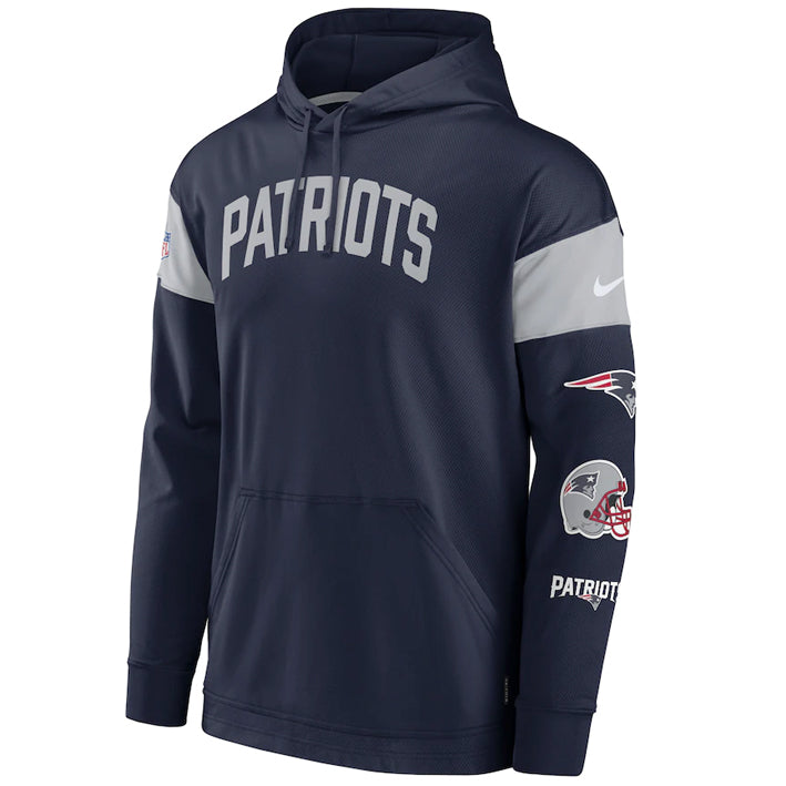 Sudadera New England Patriots Sideline 2022 Athletic Arch Nike Hombre