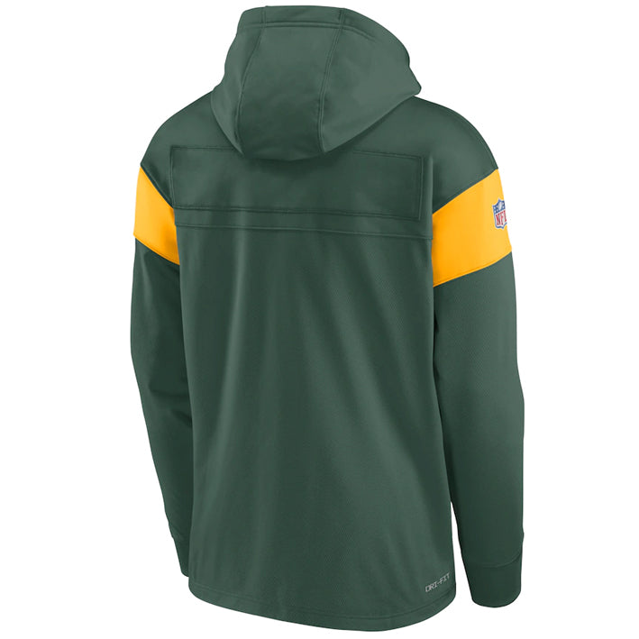 Sudadera Green Bay Packers Sideline 2022 Athletic Arch Nike Hombre