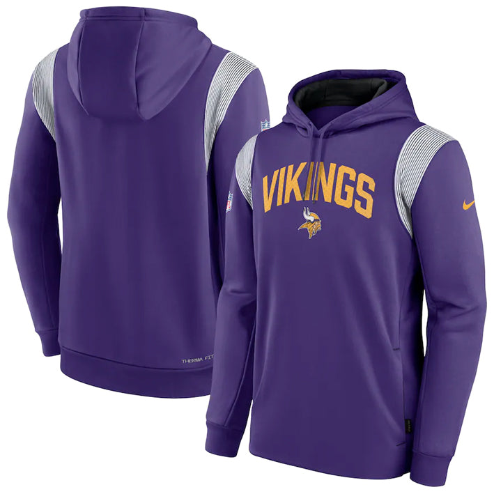 Sudadera Minnesota Vikings Sideline 2022 Stack Nike Hombre