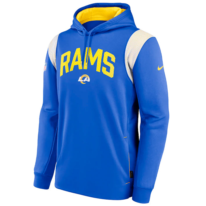 Sudadera Los Angeles Rams Sideline 2022 Stack Nike Hombre
