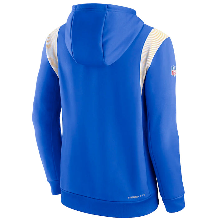 Sudadera Los Angeles Rams Sideline 2022 Stack Nike Hombre