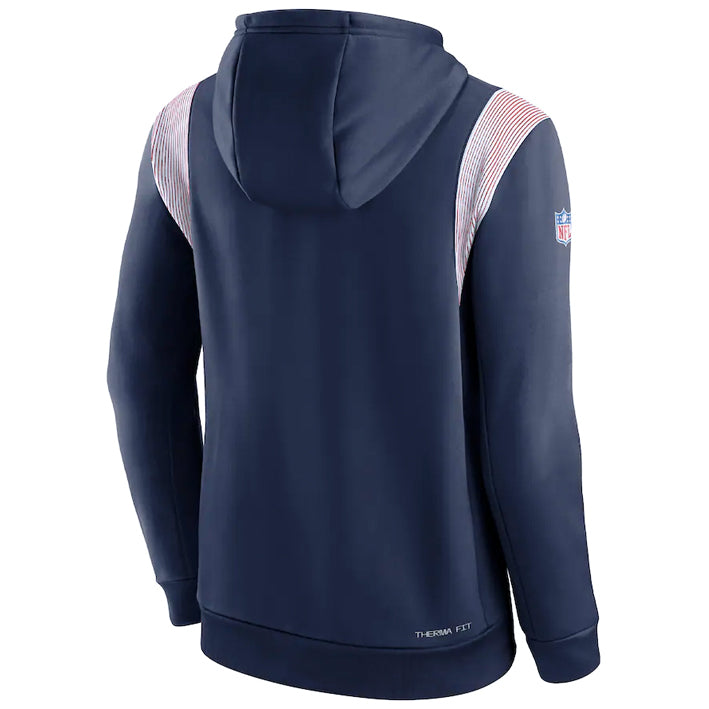 Sudadera New England Patriots Sideline 2022 Stack Nike Hombre