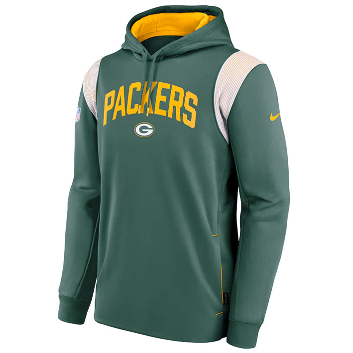 Sudadera Green Bay Packers Sideline 2022 Stack Nike Hombre