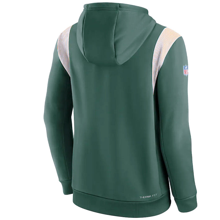 Sudadera Green Bay Packers Sideline 2022 Stack Nike Hombre