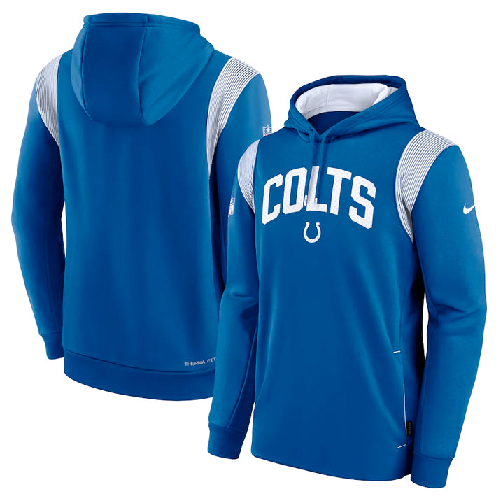 Sudadera Indianapolis Colts Sideline 2022 Stack Nike Hombre