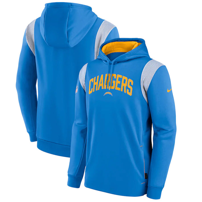 Sudadera Los Angeles Chargers Sideline 2022 Stack Nike Hombre
