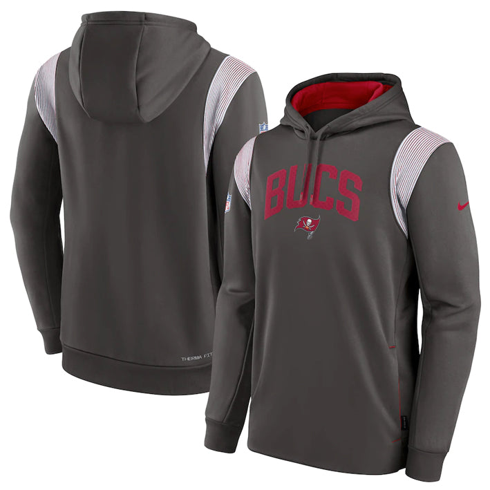 Sudadera Tampa Bay Buccaneers Sideline 2022 Stack Nike Hombre