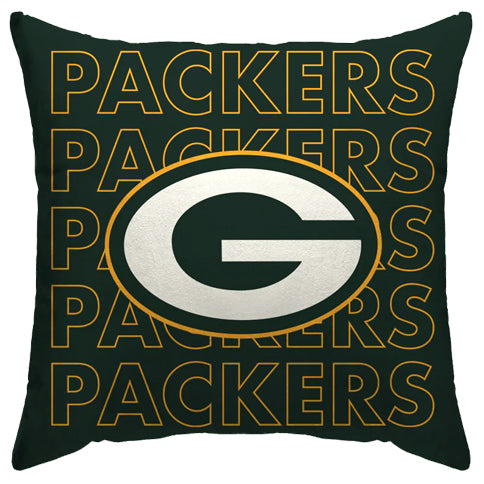 Cojín Green Bay Packers Pillow Letters Pegasus Sports