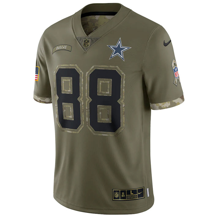 Jersey Dallas Cowboys Salute to Service 2022 Lamb Nike Hombre