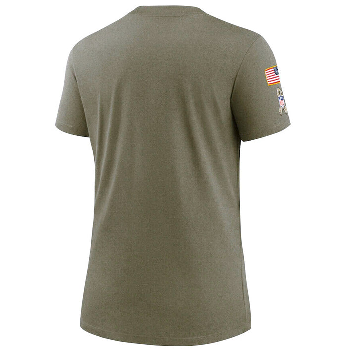 Playera Dallas Cowboys Legend Salute to Service 2022 Nike Mujer