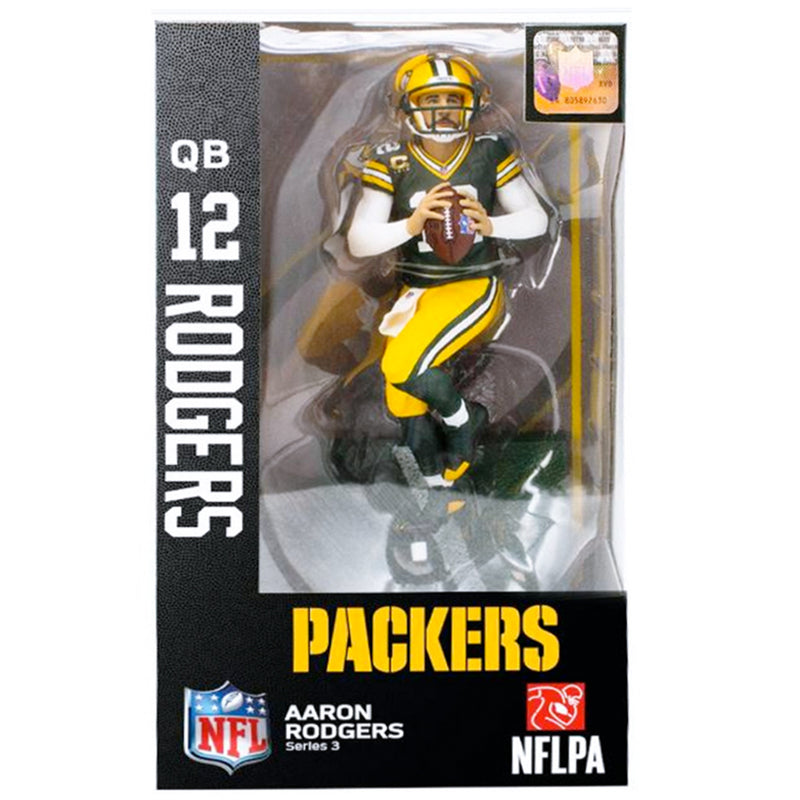 Figura Coleccionable Green Bay Packers Rodgers S3-GRN Imports Dragon Verde