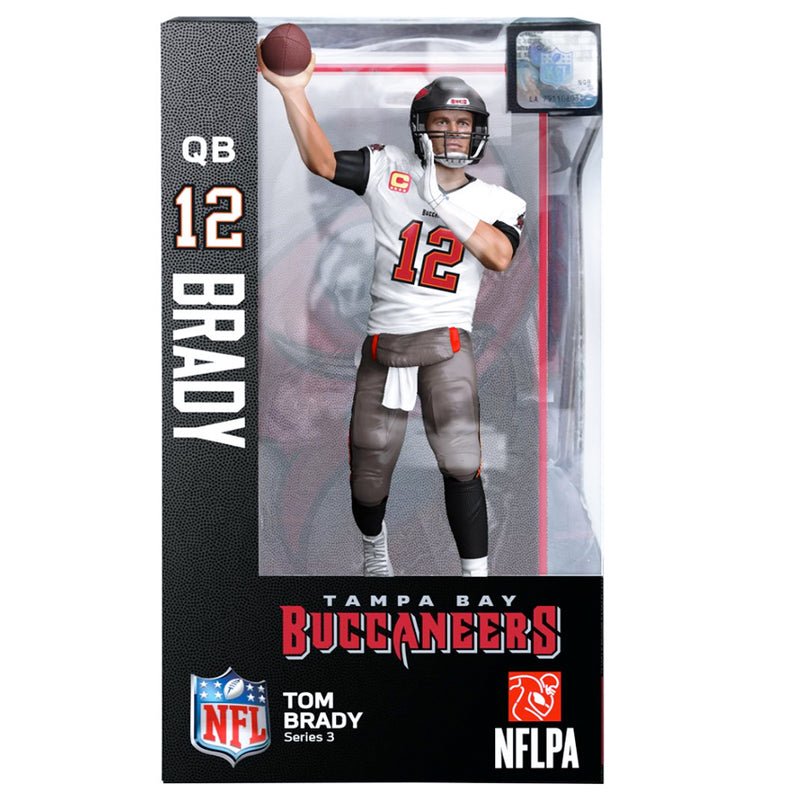 Figura Coleccionable Tampa Bay Buccaneers Brady S3-WHT Imports Dragon Blanco