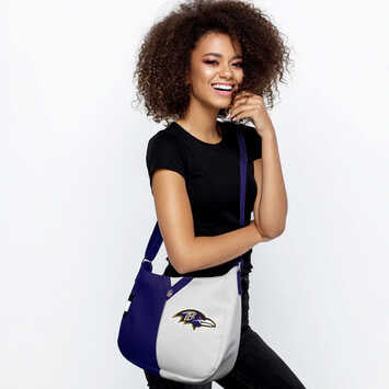 Bolsa Baltimore Ravens Pebble Split Little Earth