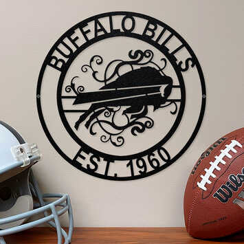 Letrero Metálico Buffalo Bills Laser Cut Metal The Party Animal