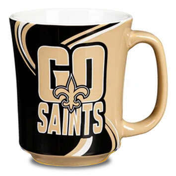 Taza New Orleans Saints Boxed 14 oz Evergreen