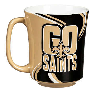 Taza New Orleans Saints Boxed 14 oz Evergreen