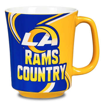 Taza Los Angeles Rams Boxed 14 oz Evergreen