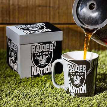 Taza Las Vegas Raiders Boxed 14 oz Evergreen