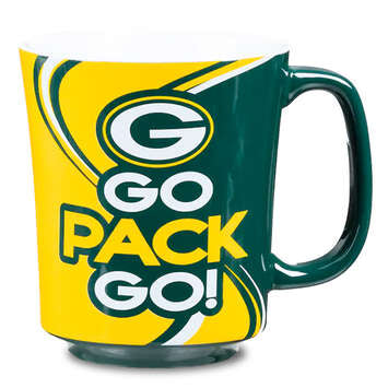 Taza Green Bay Packers Boxed 14 oz Evergreen