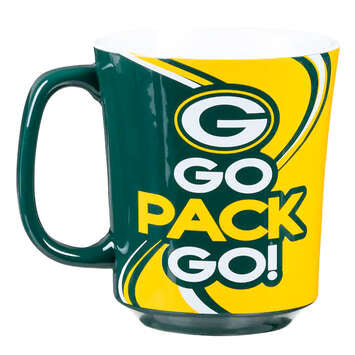 Taza Green Bay Packers Boxed 14 oz Evergreen