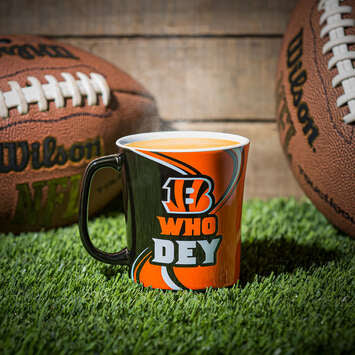 Taza Cincinnati Bengals Boxed 14 oz Evergreen