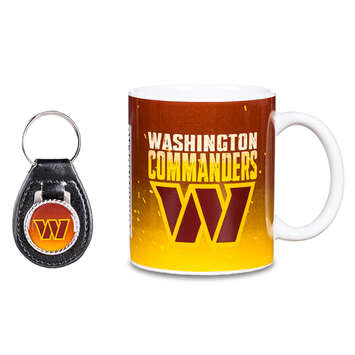 Taza Washington Commanders Set Taza-Llavero Evergreen