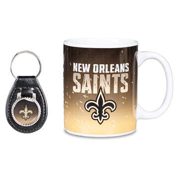 Taza New Orleans Saints Set Taza-Llavero Evergreen