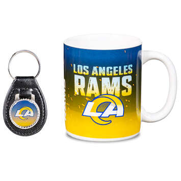 Taza Los Angeles Rams Set Taza-Llavero Evergreen