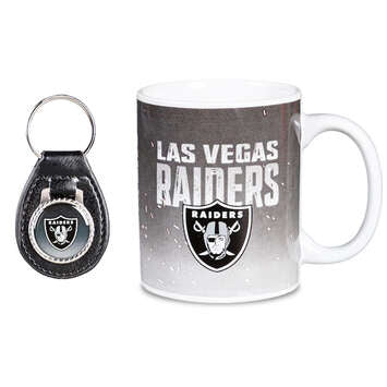Taza Las Vegas Raiders Set Taza-Llavero Evergreen
