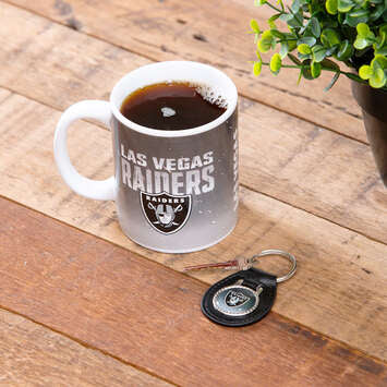 Taza Las Vegas Raiders Set Taza-Llavero Evergreen