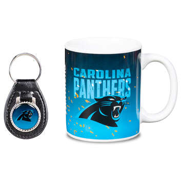 Taza Carolina Panthers Set Taza-Llavero Evergreen