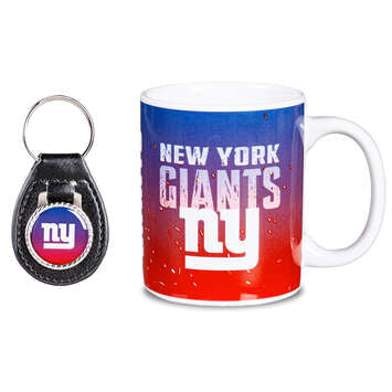 Taza New York Giants Set Taza-Llavero Evergreen
