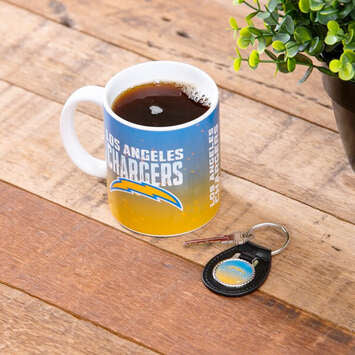 Taza Los Angeles Chargers Set Taza-Llavero Evergreen