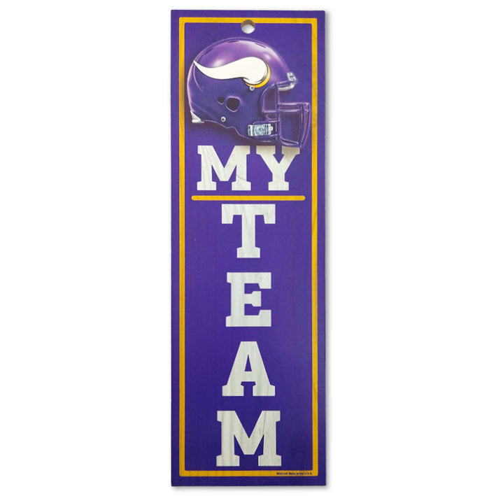 Cuadro de Madera Minnesota Vikings WinCraft
