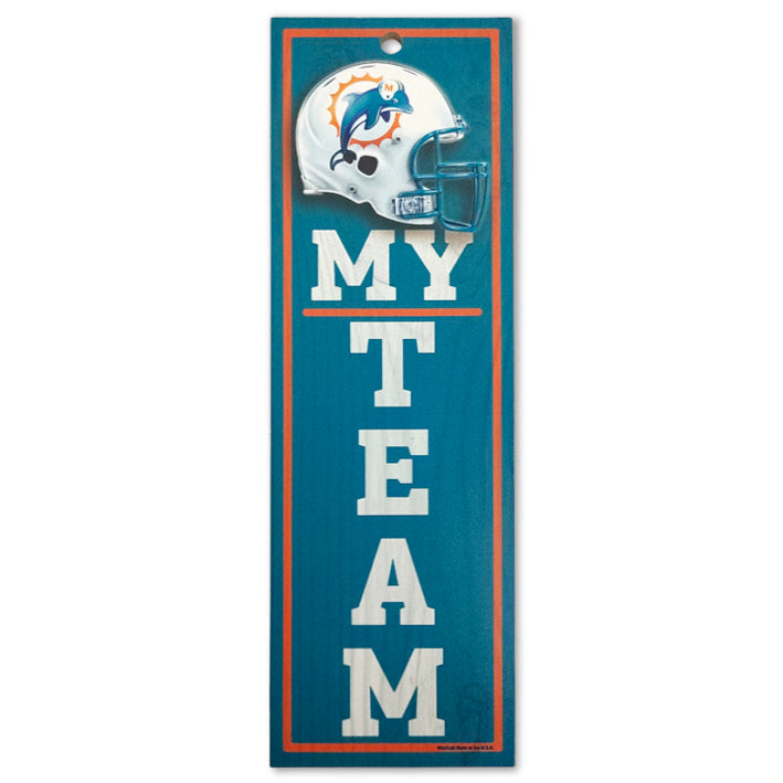 Cuadro de Madera Miami Dolphins WinCraft