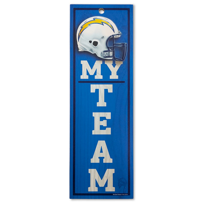 Cuadro de Madera Los Angeles Chargers WinCraft