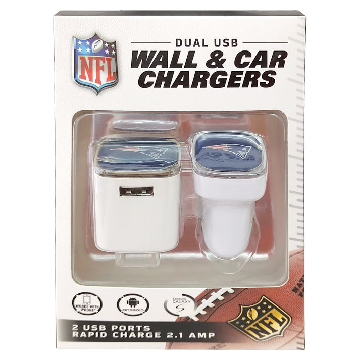 Cargador New England Patriots Wall Prime Brands