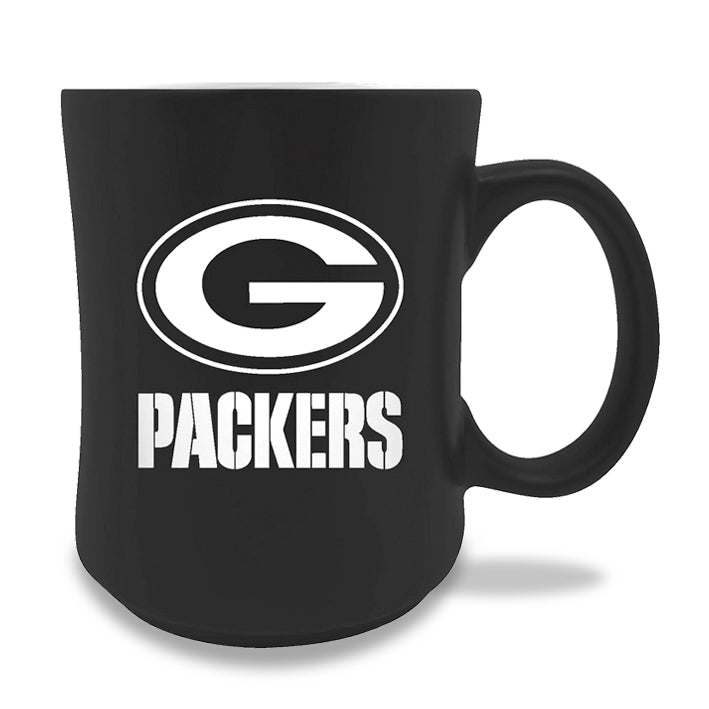 Taza Green Bay Packers Start Great American 19 oz Negro