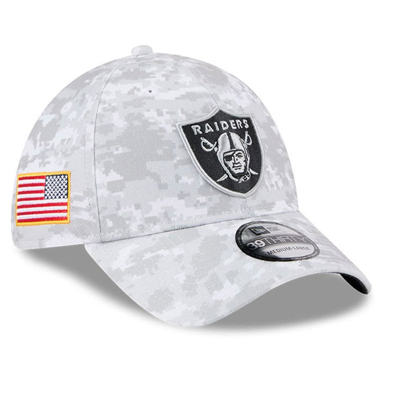 Gorra 39THIRTY Las Vegas Raiders Salute to Service 2025 New Era