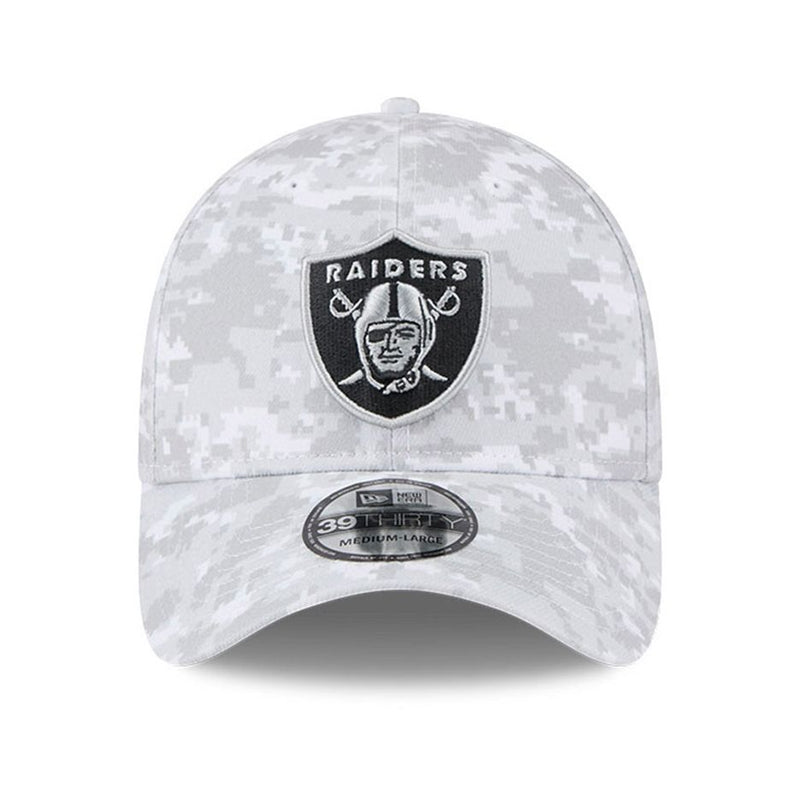 Gorra 39THIRTY Las Vegas Raiders Salute to Service 2025 New Era